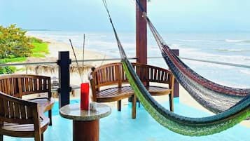 Cabane, 1 chambre, fumeurs, balcon | Balcon