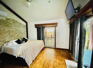 Chalet rustique, 1 chambre, fumeur, balcon | Commodité de la chambre