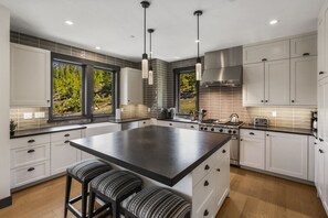 Private kitchen - SPC Ski-In/Ski-Out | Hot Tub, Fireplace + Views! (Big Sky)
