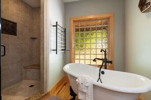 Shower, towels - Panoramic Mountain Views - Hot Tub - Firepit - Fireplace - Game Room (Bryson City)