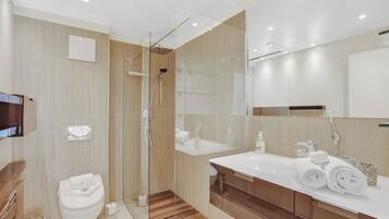 Appartement Familial, 2 chambres, 2 salles de bains (Borgo Corallo Ascona) | Salle de bain