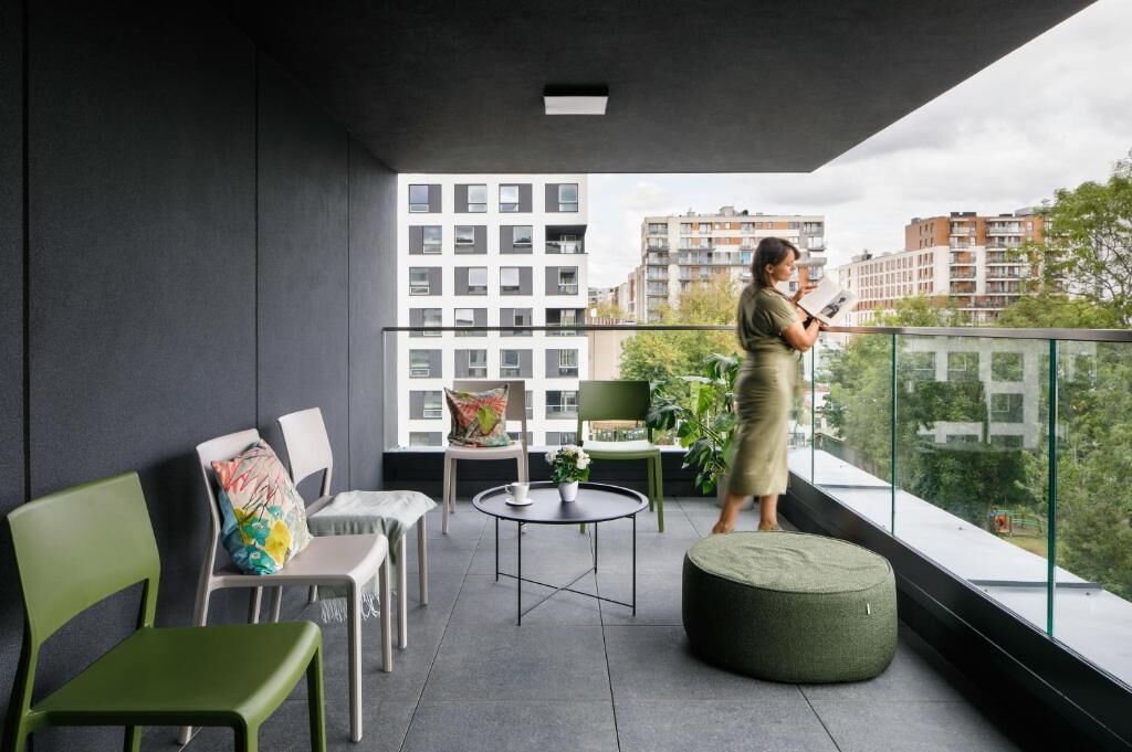 아파트, 퀸사이즈침대 1개 및 소파베드, 발코니 | 숙박 시설 구내