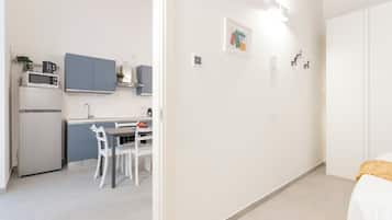 Appartement Deluxe, vue cour intérieure | Intérieur