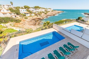 Pool - Villa Voramar with sea views. Cala D'Or (Cala d´Or)