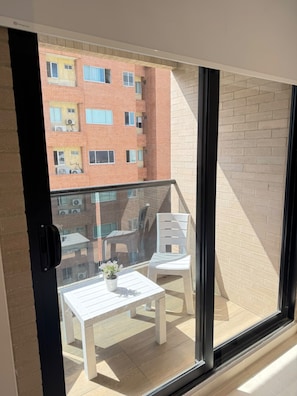 Leilighet – deluxe, balkong | Terrasse/patio