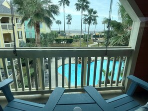 Property grounds - Gulf and Pool Views Steps to Babe’s Beach (Galveston)