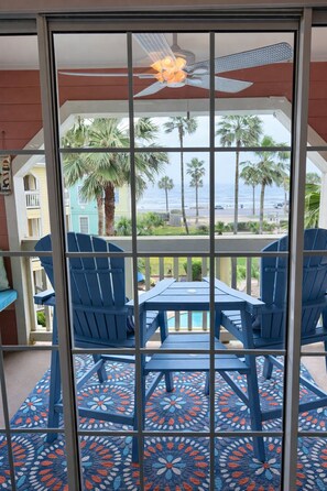 Property grounds - Gulf and Pool Views Steps to Babe’s Beach (Galveston)