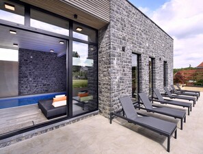 House | Balcony - Villa With Pool & Suites for 12 Guests (Durbuy)