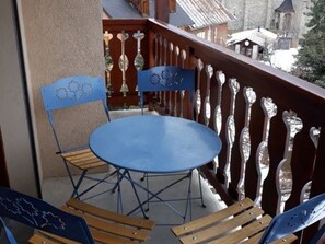 Outdoor dining - Duplex apartment in Valloire - 6 guests (Valloire)