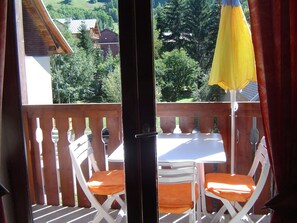Outdoor dining - Practical studio cabin - 4 guests (Valloire)