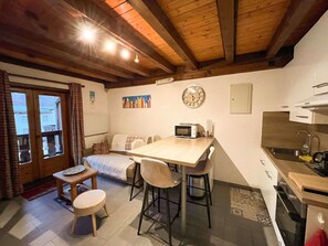 Microwave, dishwasher, coffee/tea maker - Duplex apartment, pets allowed - 4 guests (Valloire)