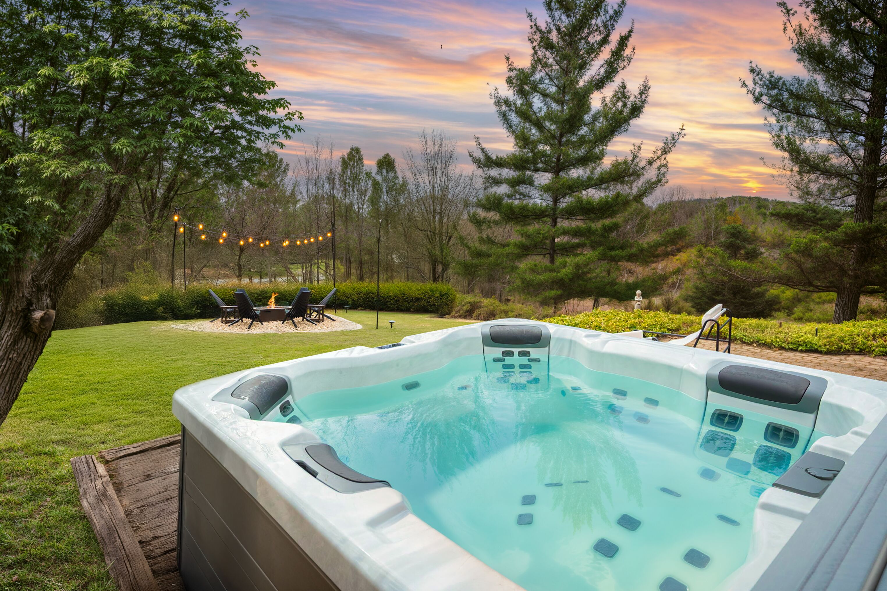 Bain à remous extérieur