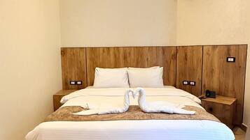 Deluxe tweepersoonskamer, balkon, uitzicht op de stad