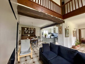 TV, fireplace - Peaceful house with parking - 6 guests (Larressore)