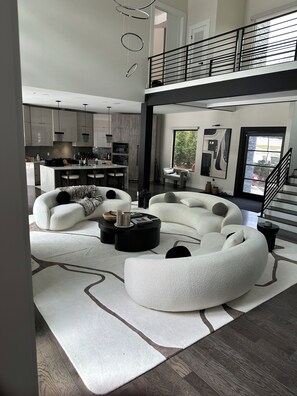 Living area - Gorgeous Modern Compound w/ private resort backyard & full outdoor kitchen (Decatur)