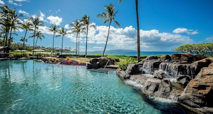 Ocean View Wailea Beach Villas Penthouse M511 Walk to Beach & Shops