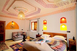 Family Room, Balcony, Garden View | In-room safe, free WiFi - riad jnane karma (Imlil)
