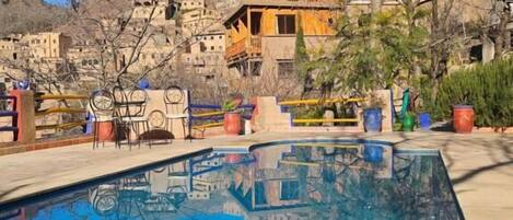 슈피리어 더블룸 또는 트윈룸, 발코니, 정원 전망 | 수영장