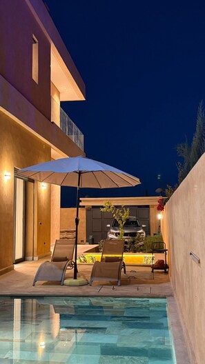Pool - Luxury Private Villa with Pool & Atlas Views – 15min from Marrakech (Marrakech)