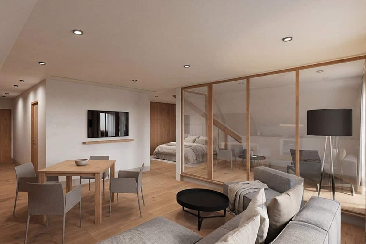 Studio Suite Deluxe | Minibar, két bảo mật tại phòng, bàn