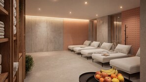 Sauna, service de massage