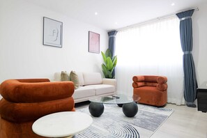 Superior Apartment | Living area - The Wembley Velvet Retreat 2 Bed Flat  (Wembley)