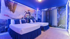 10 habitaciones, tabla de planchar con plancha y ropa de cama 