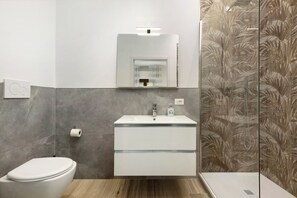 Shower, hair dryer, bidet, towels - Cernusco: M2 Metro to Milan / San Raffaele Wi-Fi fast air conditioning N1 (Cernusco sul Naviglio)