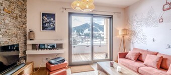 Les Gets - Nid du Chéry, ski à pied & vue panoramique