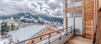 Les Gets - Nid du Chéry, ski à pied & vue panoramique