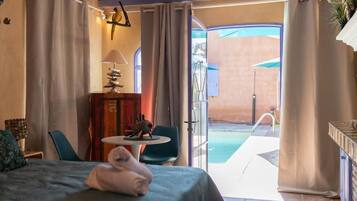 Suite L'Annexe | Brankas, kedap suara, setrika/meja setrika, dan Wi-Fi gratis