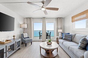 TV - Gulffront Condo w/ Tiki Bar, Pools, & Sunsets (Panama City Beach)