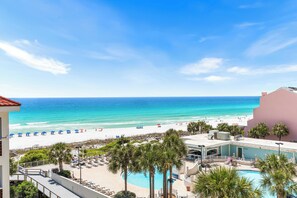 Pool - Tides 401 Corner Unit-Pool- Overlooks the Gulf! (Miramar Beach)
