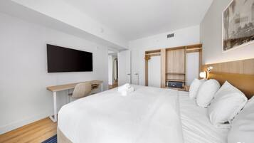 Leilighet, balkong, byutsikt