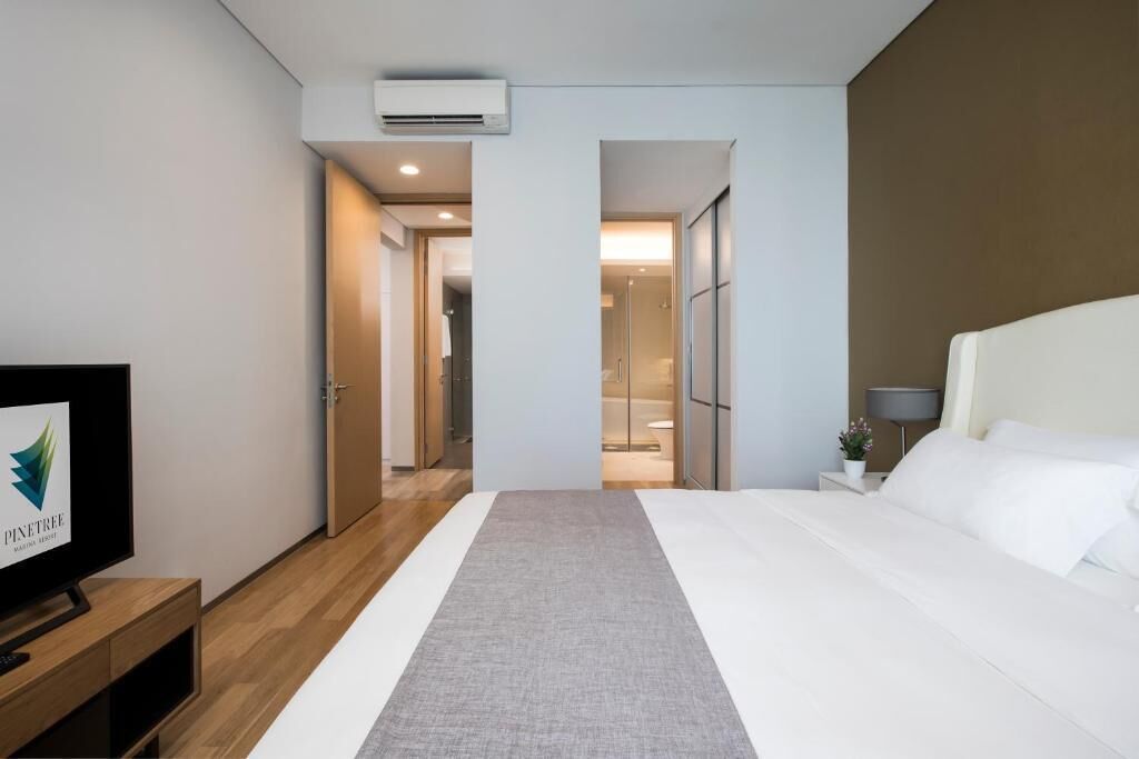 Deluxe-Doppel- oder -Zweibettzimmer, Zimmerreinigung, Stadtblick