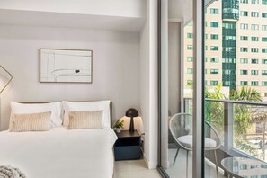WiFi, bed sheets - Downtown Studio | City Views | Fan Fest World Cup (Miami)