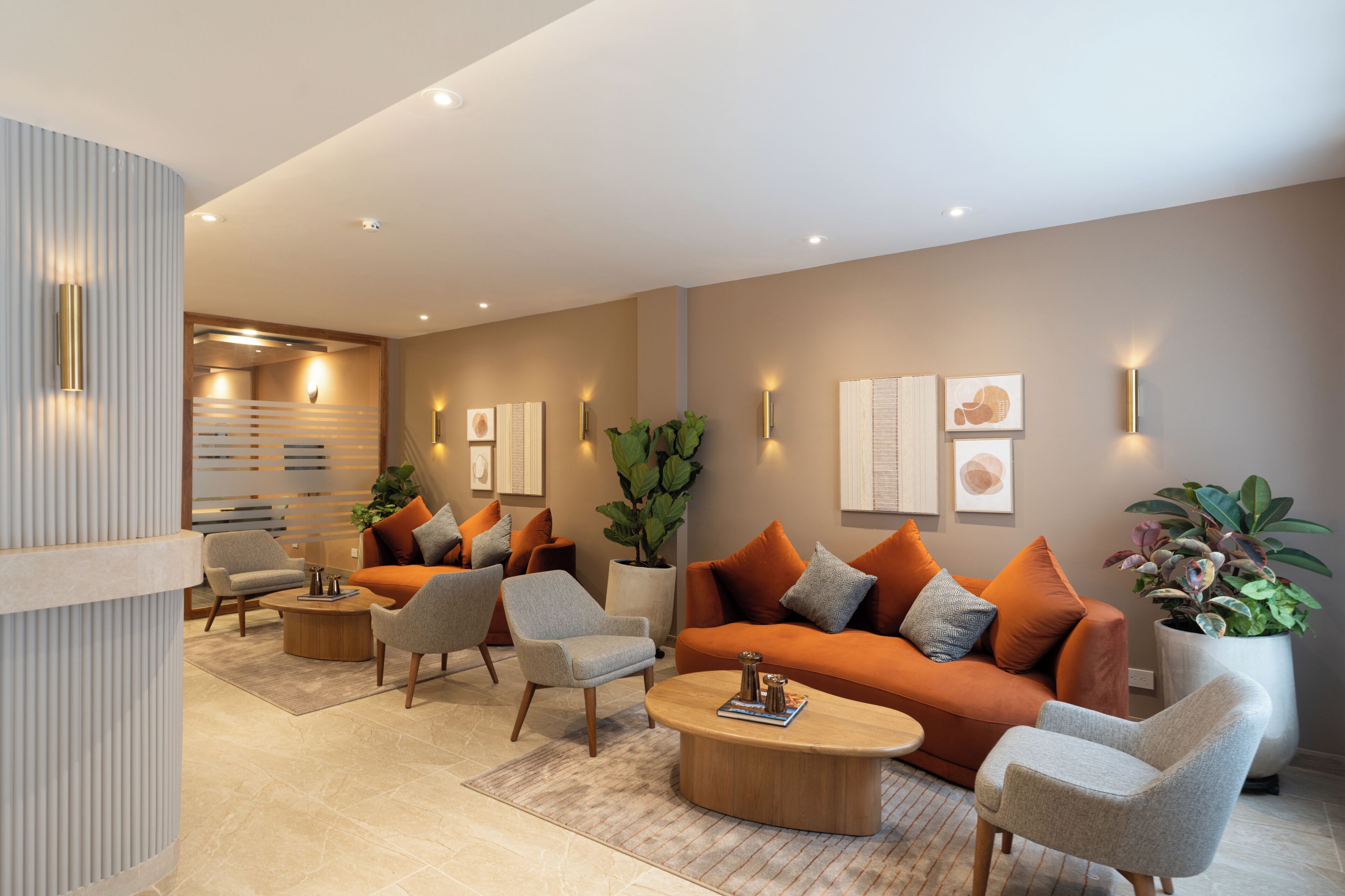 Lobby sitting area