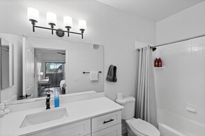 Leilighet – deluxe, 3 soverom, balkong | Bad