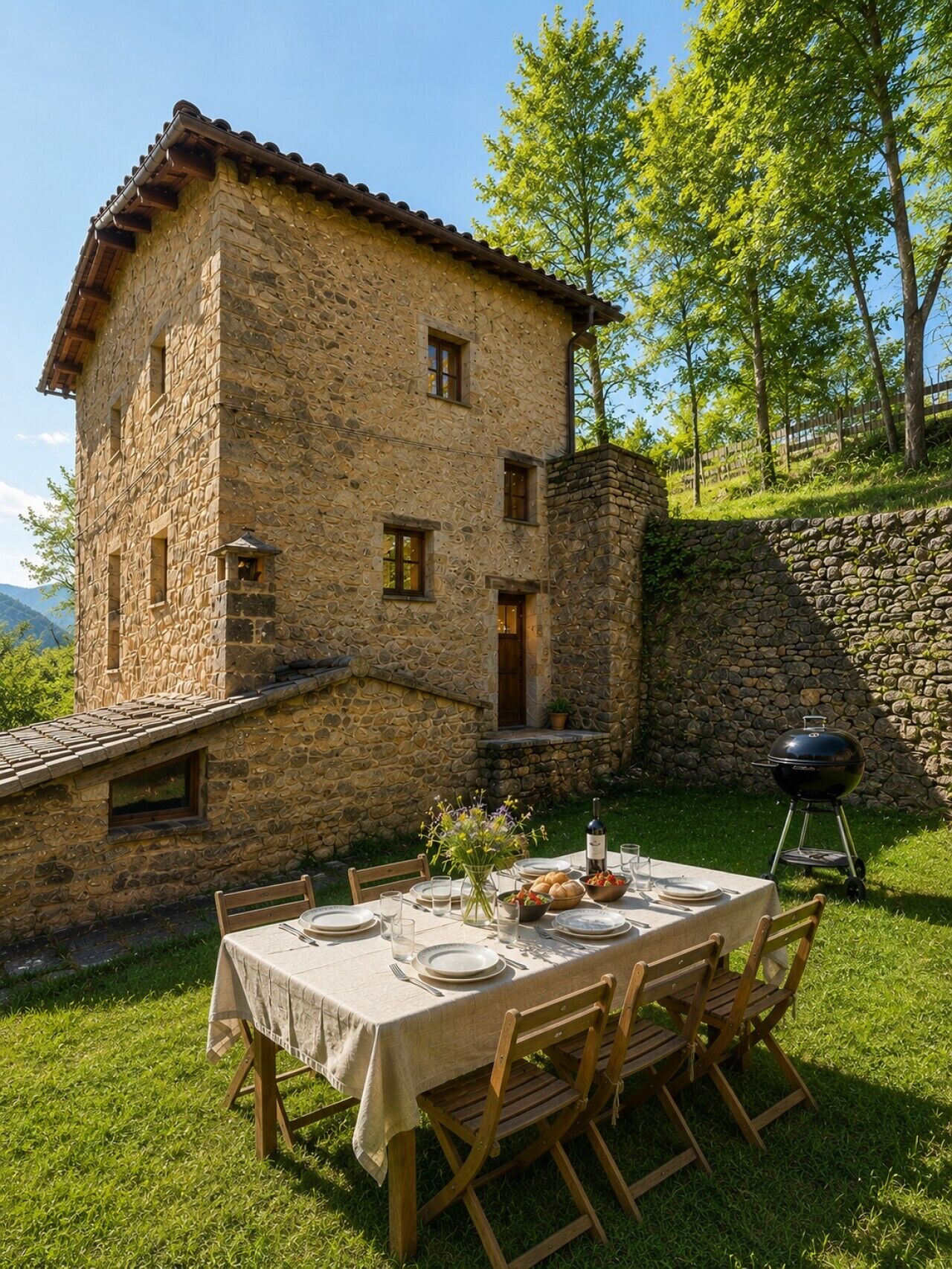 Restauration en plein air