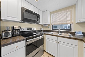 Condo, Multiple Beds (Sunswept 201) | Private kitchen - Sunswept 201 (Orange Beach)