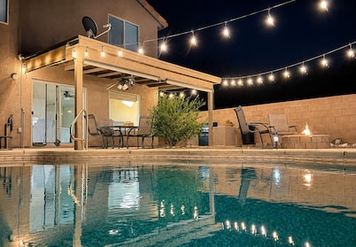 Your Cozy Desert Retreat – Pool • Fire Pit • Convenient Location