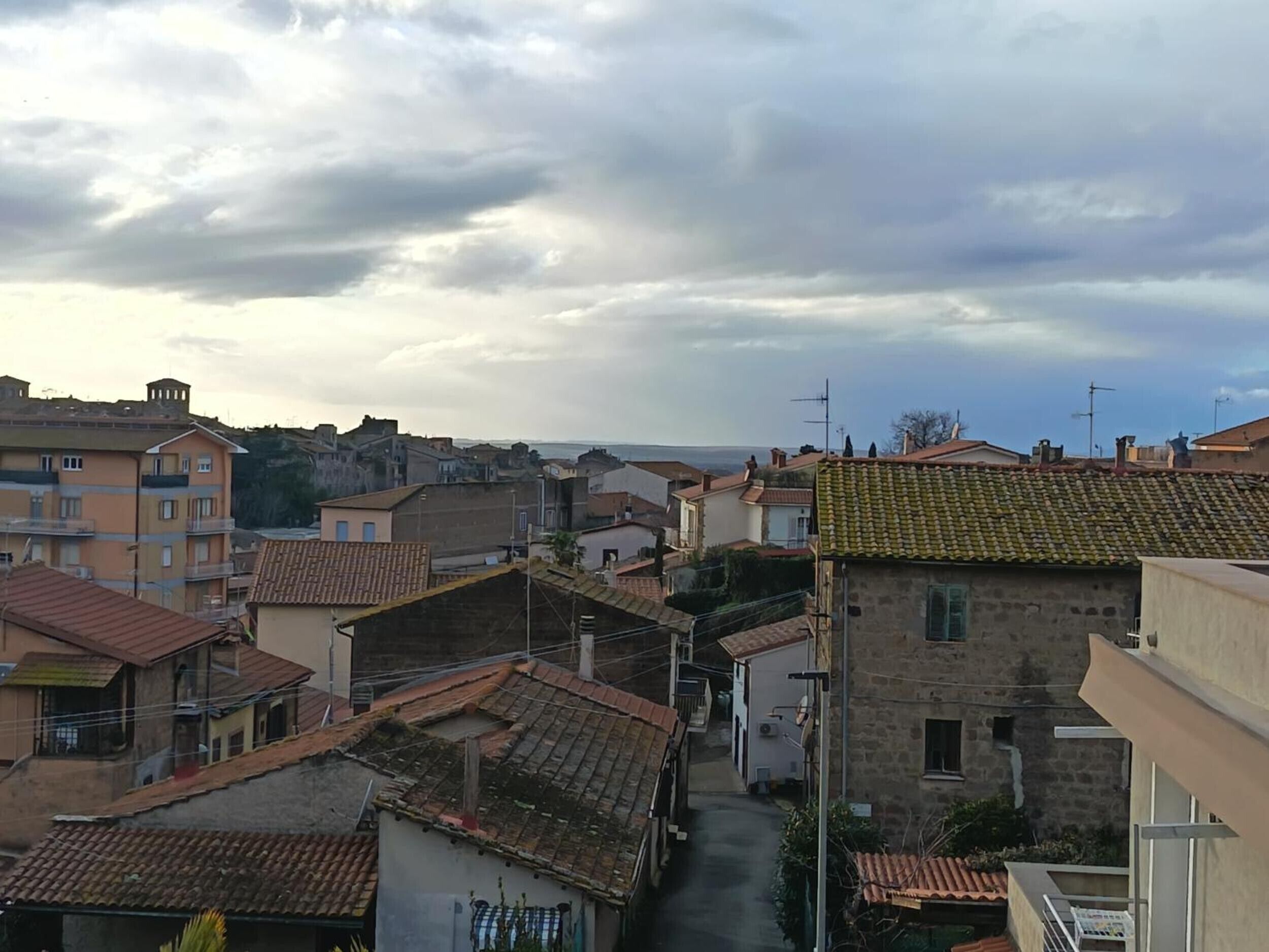 Blick von der Unterkunft