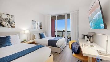 Desk, iron/ironing board, travel crib, WiFi
