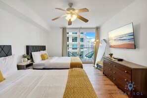 1 bedroom, iron/ironing board, travel cot, WiFi - Comfortable Apartment with pool (Miami)
