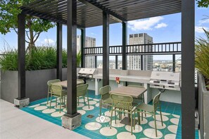 Outdoor dining - Sleek Miami Stay | Stylish 1BR w/ Pool (Miami)