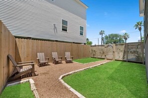 Terrace/patio - As Seen On "Restoring Galveston": Rustic Luxury (Galveston)