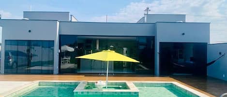 Ferienhaus, Poolblick | Pool