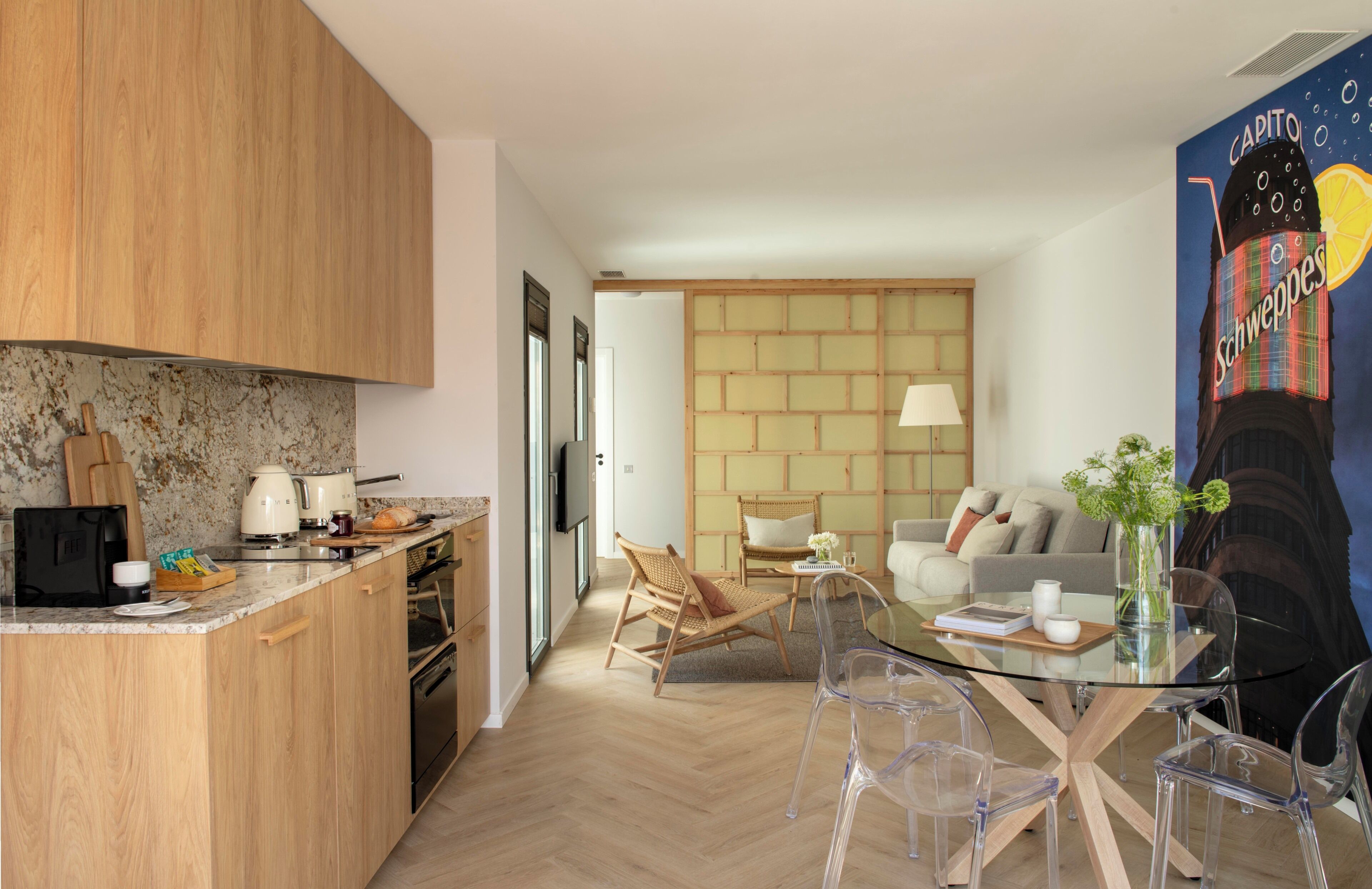Apartment, 2 Bedrooms, Terrace, City View | Private kitchen