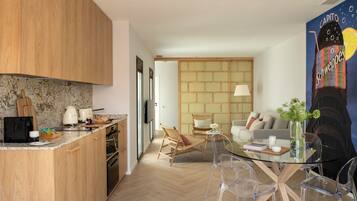 Apartment, 2 Bedrooms, Terrace, City View | Private kitchen