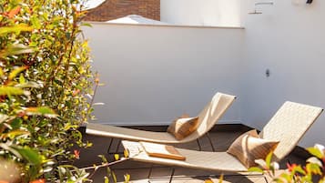 Apartamento, 2 habitaciones, terraza, vistas a la ciudad | Terraza o patio